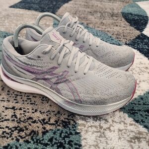 Asics Gel-Kayano 29 Running Shoes Sneakers Womens Size 11 Gray Purple Athletic